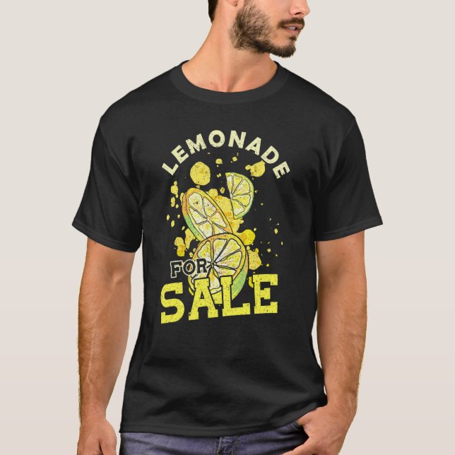 Camiseta Limonada a la Venta Puesto de Limonada (Anverso)