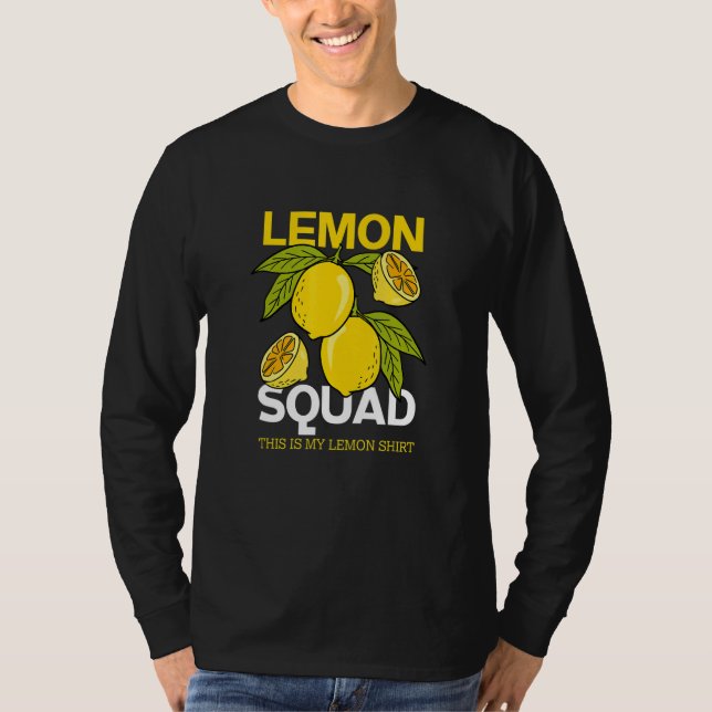 Camiseta Limonada de frutas de verano de Lemon Squad (Anverso)