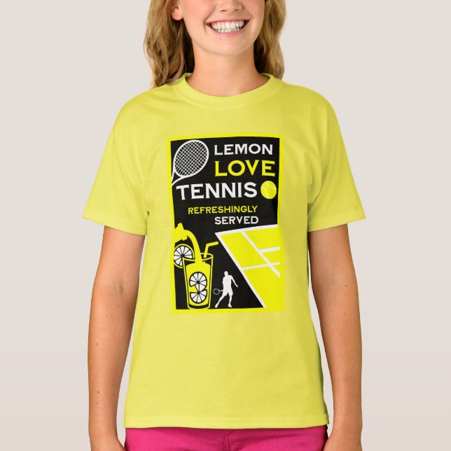 Camiseta Limonada de Tenis Vintage (Anverso)