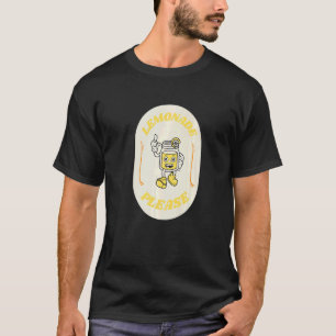 Camiseta Limonada Retro Por Favor Personaje Amarillo Vintag