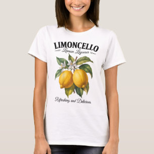 Camiseta Limoncello Italia Vintage Refrescante Limón Vacaci