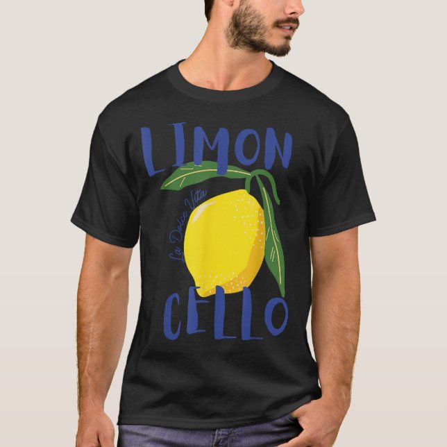 Camiseta Limoncello La Dolce Vita Lemon Italiano (Anverso)