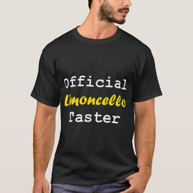 Camiseta Limoncello Taster Lemon Oficial de Alcohol (Anverso)
