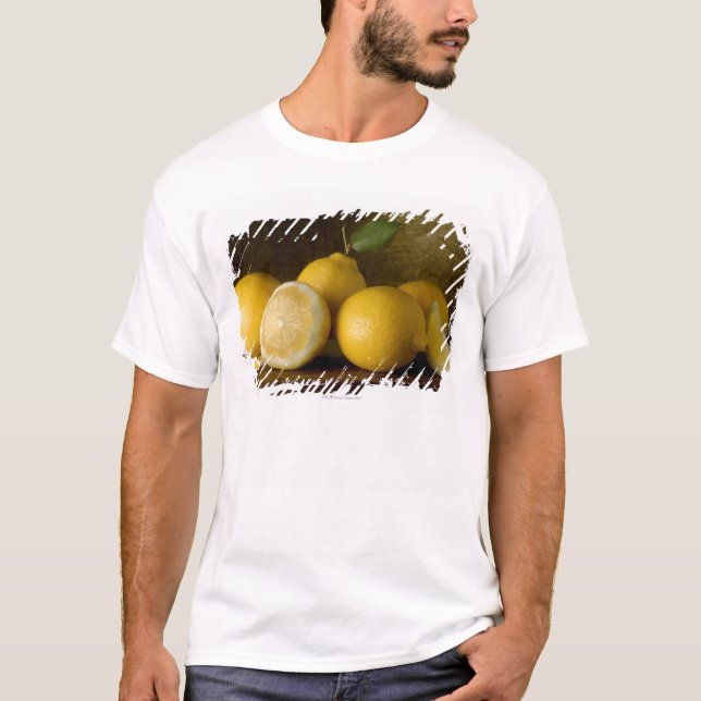 Camiseta Limones en la madera (Anverso)
