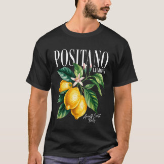 Camiseta Limones Positano Costa de Amalfi Italia Mujeres Ho