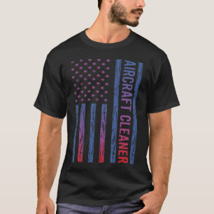 Camiseta Limpiador aéreo de bandera azul de Estados Unidos
