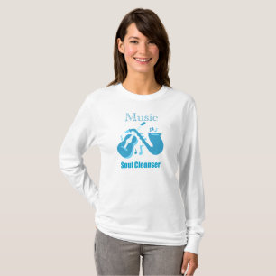 Camiseta Limpiador de Alma de Música Gráfica de Guitarra y 