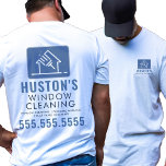 Camiseta Limpiador de la ventana de lavado del logotipo de<br><div class="desc">Muestra tu compromiso con la excelencia con nuestra camiseta limpiadora de ventanas con logotipo de limpieza profesional, imprescindible para cualquier negocio de limpieza de ventanas. Esta camisa es más que un uniforme; es una declaración de su dedicación al profesionalismo y al servicio de calidad. Con un diseño limpio y moderno,...</div>