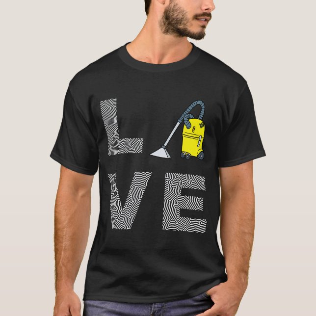 Camiseta Limpiador de vacío de amor (Anverso)