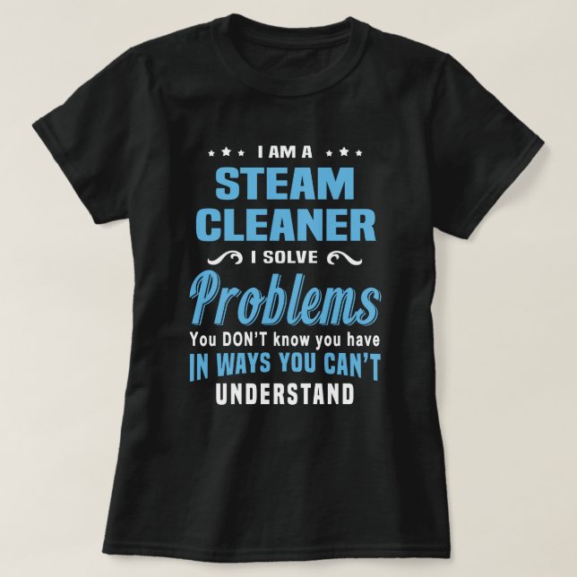 Camiseta Limpiador de vapor (Diseño del anverso)