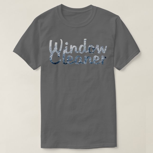 Camiseta Limpiador de ventanas (Diseño del anverso)