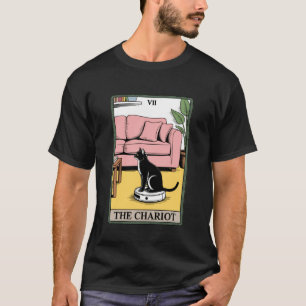 Camiseta Limpiador Robot Gato Carta de Tarot El Carro Fu