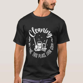 Camiseta Limpiadora Agradecimiento Limpiador Señoras de la 