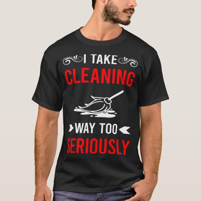 Camiseta Limpiando Seriamente (Anverso)