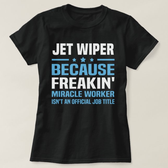 Camiseta Limpiaparabrisas Jet (Diseño del anverso)