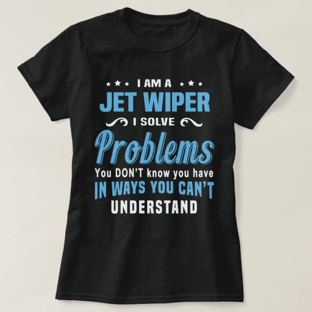 Camiseta Limpiaparabrisas Jet (Diseño del anverso)