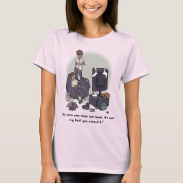 Camiseta Limpiar la habitación de las mujeres