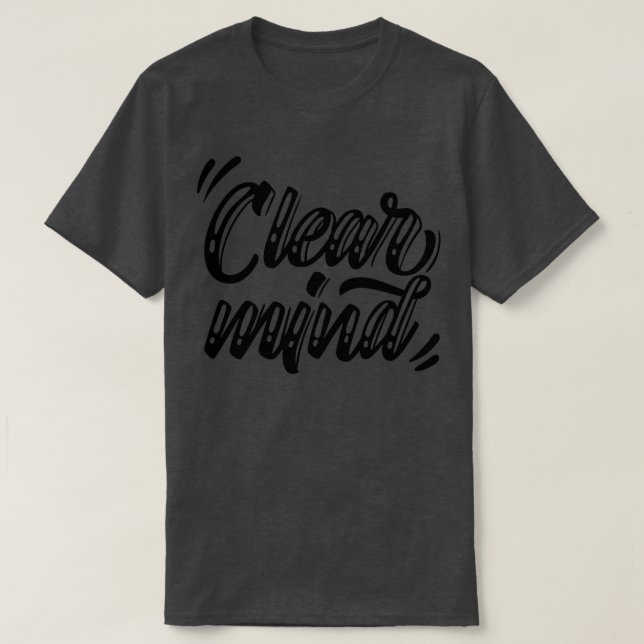 Camiseta Limpiar la mente (Diseño del anverso)