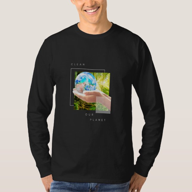 Camiseta Limpiar nuestra edición del bosque de planetas (Anverso)
