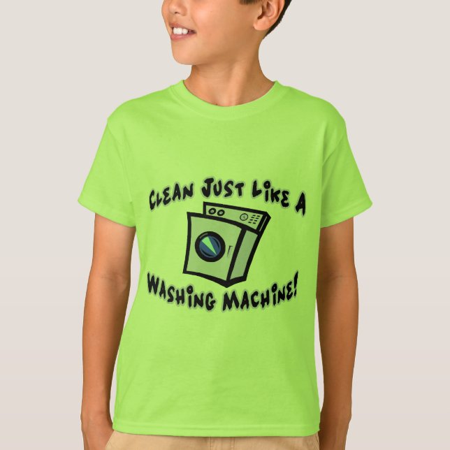 Camiseta Limpie como una lavadora (Anverso)