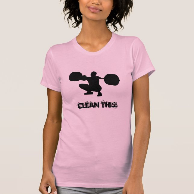 Camiseta ¡Limpie esto! (Anverso)