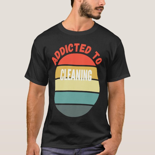 Camiseta Limpieza adicta a la limpieza (Anverso)