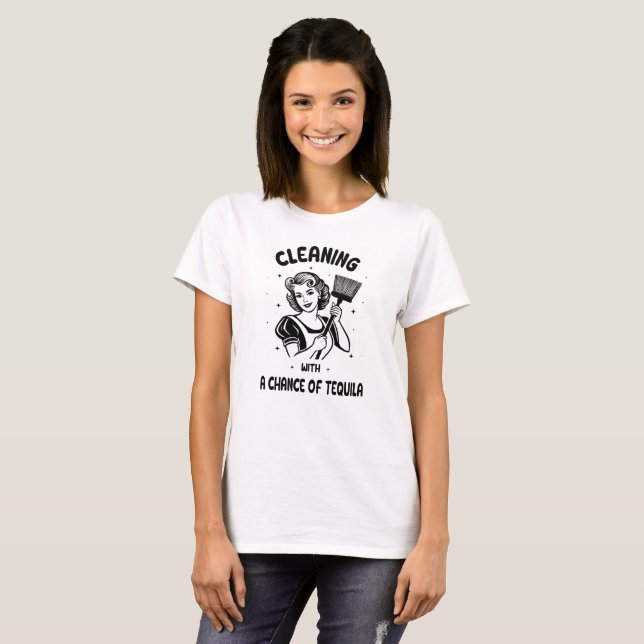 Camiseta Limpieza con posibilidad de tequila (Anverso completo)