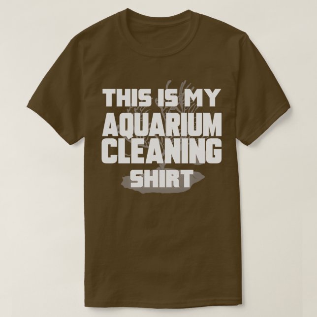 Camiseta Limpieza de acuario 2 (Diseño del anverso)