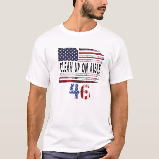Camiseta Limpieza de Aisle 46 Patriótico de la bandera esta