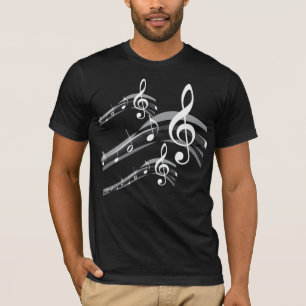 Camiseta Limpieza de árbol blanco y negro