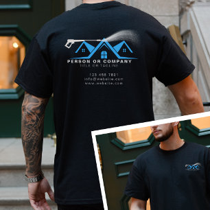 Camiseta Limpieza de Casas con Lavadora a Presión Limpieza