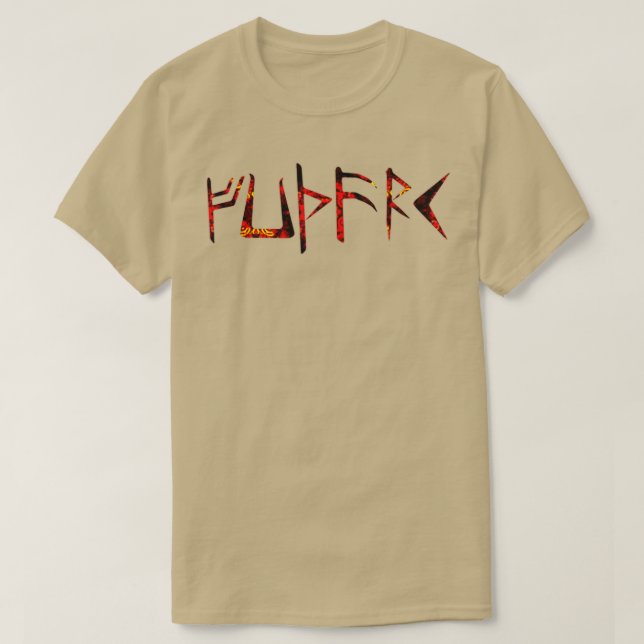 Camiseta Limpieza de Futhark (Diseño del anverso)