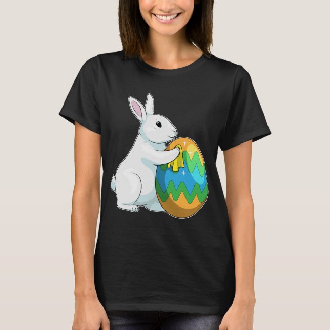 Camiseta Limpieza de huevos de Bunny Easter Pascua (Anverso)