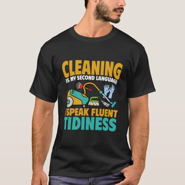 Camiseta Limpieza de la casa de la dama (Anverso)