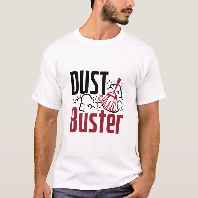 Camiseta Limpieza de la casa de limpieza Lady Dust Buster (Anverso)