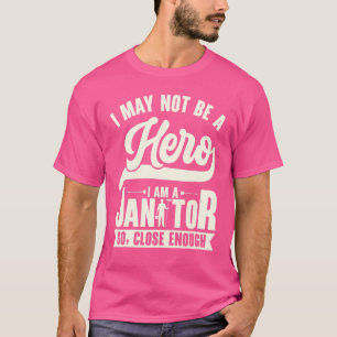 Camiseta Limpieza de la casa de mantenimiento de Janitor He