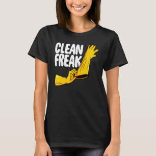 Camiseta Limpieza de las mujeres limpiadoras de Freak 1