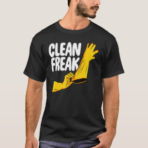 Camiseta Limpieza de las mujeres limpiadoras de Freak 1