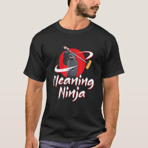 Camiseta Limpieza de Ninja Janitor Custodior Hous