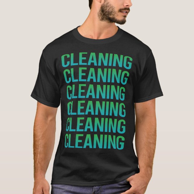 Camiseta Limpieza de Texto con Gradiente (Anverso)