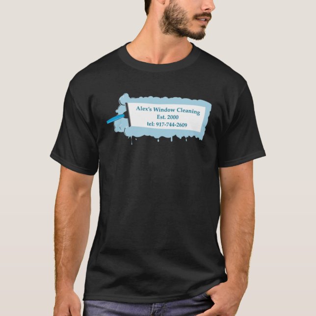 Camiseta Limpieza de Ventanas de Alex Est 2000 (Anverso)