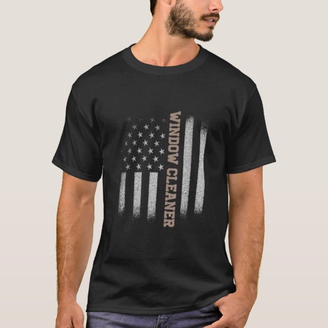Camiseta Limpieza del limpiador de ventanas 1 (Anverso)