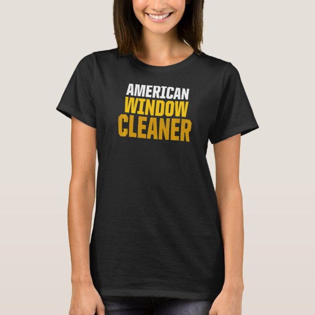 Camiseta Limpieza del limpiador de ventanas 17 (Anverso)
