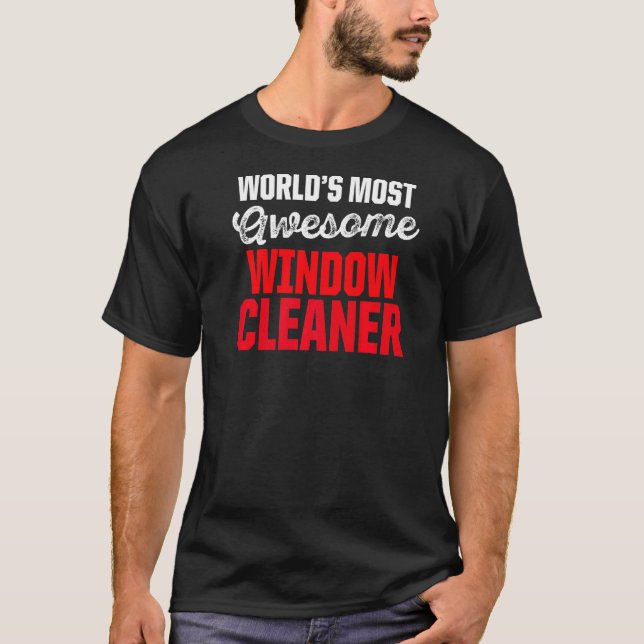 Camiseta Limpieza del limpiador de ventanas 2 (Anverso)