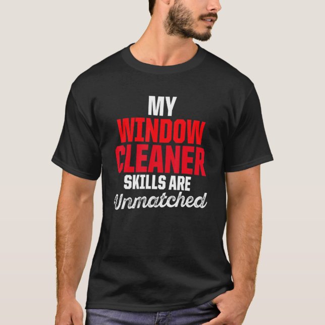 Camiseta Limpieza del limpiador de ventanas 21 (Anverso)