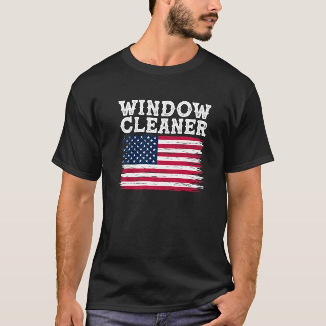 Camiseta Limpieza del limpiador de ventanas 35 (Anverso)