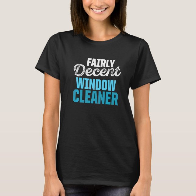 Camiseta Limpieza del limpiador de ventanas 35 (Anverso)
