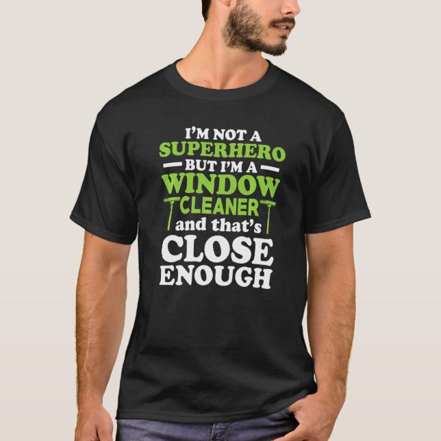 Camiseta Limpieza del limpiador de ventanas 37 (Anverso)