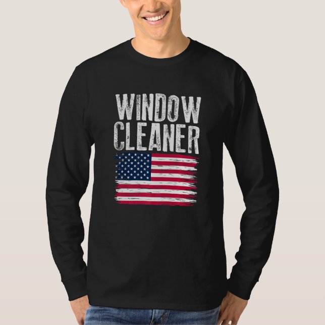 Camiseta Limpieza del limpiador de ventanas 40 (Anverso)