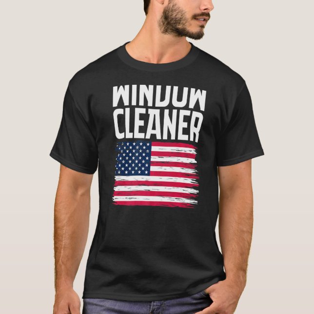 Camiseta Limpieza del limpiador de ventanas 49 (Anverso)